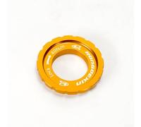 Adattatore di blocco centrale in lega di alluminio per installazione a disco a sei pin, lavorato a CNC per prestazioni migliorate (oro)