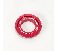 Adattatore di blocco centrale in lega di alluminio per installazione di dischi a sei pin, lavorato a CNC per prestazioni migliorate (rosso)