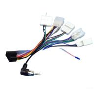 Adattatore di cablaggio di navigazione dell'automobile con la disposizione di 16 Pin per il materiale dell'ABS dei sistemi audio 12 volt di potere e supporto del segnale