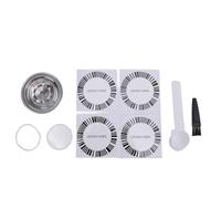 Adattatore di caffè riutilizzabile Adattatore in acciaio inossidabile Capsule Converter Porta compatibile con macchine per caffè pop successivi Il materiale PP SUS SUS include