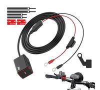 Adattatore di carica rapida per moto - Caricatore USB C, prova di impatto anti vibrazione | resistenti Adventure Touring Short Distance Riding Daily Travel Outdoor Long Trips Moto Power