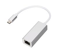 Adattatore di Cheotime USB C a Ethernet, Convertitore di rete in alluminio RJ45 convertitore 100m 1000M Plug and Play e giocate per taccuini e laptop (100 m) (1000 m)