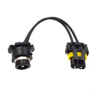 Adattatore di conversione fari LED D2 a 9006 | Materiale resistente al calore, impedisce la fusione, plastica durevole e contatti metallici