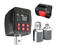 Adattatore di coppia digitale in metallo 1/2 azionamento 4-135Nm Heavy Duty | Solida struttura in metallo, design resistente, capacità 4-135 Nm, resistente alla ruggine, lunga durata