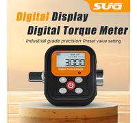 Adattatore di coppia digitale professionale SUG con attacco da 1/2". | Adattatori 3/8"1/4" + 40-200Nm + misurazione coppia e angolo + avviso LCD