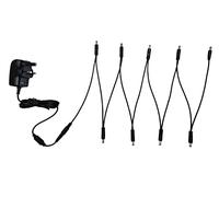 Adattatore di corrente pedale per effetti chitarra, 9 V di alimentazione, splitter daisy-chain 6 7 8 o 9