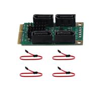 Adattatore di Espansione Scheda di Espansione PCIE A Scheda Adattatore di Interfaccia MPCI-e A Quad HDD A Piena Altezza per Synology