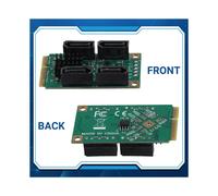 Adattatore di Espansione Scheda di Espansione PCIE A Scheda Adattatore di Interfaccia MPCI-e A Quad HDD A Piena Altezza per Synology