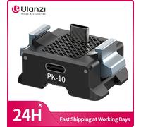 Adattatore di espansione Ulanzi PK-10 per DJI Osmo Pocket 3 con supporto pieghevole a 2 poli con filettatura da 1/4''