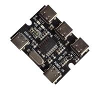 Adattatore di espansione USB di tipo C 1 In 3 Out con porta di alimentazione Trasferimento dati Multiport Ricarica rapida da viaggio USB C portatile con porta di alimentazione