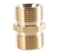 Adattatore di estensione del tubo flessibile dell'idropulitrice di lunga durata M22-15mm M22-14mm maschio raccordo in ottone a prova di perdite connettore di estensione del connettore del tubo