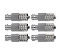 Adattatore Di Estensione Luer Lock | Robusto Build In Acciaio Inossidabile | 0.7x0.7x3cm | 6 Pezzi Acciaio Inossidabile Adattatore Luer | Connesso Di Connessione Sigillazione | Ra