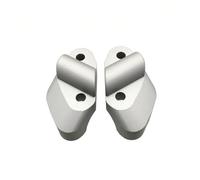 Adattatore Di Estensione Per Clip Rialzo Per Manubrio Cuscinetto Per Ducati Multistrada950 Multistrada1200 S 2017 Rialzo Manubrio Per Moto(D'argento)