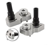 Adattatore di estensione per portapacchi freno a V, 22 mm, per telaio della bicicletta, per migliorare la portata delle pastiglie dei freni (argento)