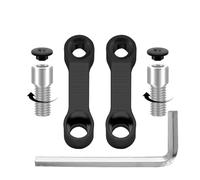 Adattatore Di Estensione Per Specchietti Retrovisori Per Moto, Rialzo, Base Di Estensione Per Specchietti Retrovisori Riser Mount Extender(BLACK)