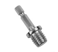 Adattatore di estensione per trapano con gambo esagonale M14 Filettatura a vite Utensili elettrici Connettore per utensili elettrici per smerigliatrice angolare Lucidatrice Metallo Argento