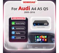 Adattatore di interfaccia automatica Android BONROAD Wireless CarPlay per Audi A4 B8 A5 Q5 2009-2015 navigazione GPS Bluetooth