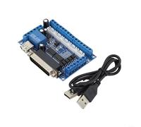 Adattatore di interfaccia CNC per scheda BREAKOUT, porta USB a 5 assi, controller del driver della macchina per incisione, sicurezza di isolamento dell'accoppiatore ottico, ingresso di tensione largo