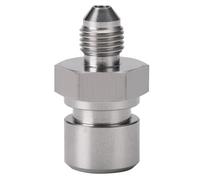 Adattatore di linea freno maschi a maschio M10x1.0, raccordo bagliore invertito in acciaio inossidabile per applicazioni di frenatura automobilistica AN4 to 3/8-24 1pcs