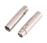 Adattatore di linea per microfono XLR3Pin, adattatore audio da presa XLR maschio a femmina per una trasmissione affidabile del segnale audio, robusto