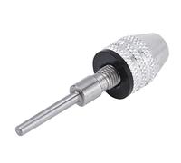 Adattatore di Mandrino per Trapano Senza Chiave 1/8 gambo Rotondo per Smerigliatrici Elettriche e Driver di Impatto, Range di Bloccaggio 0,3 a 3,4 Mm