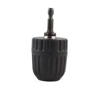 Adattatore di Mandrino per Trapano Senza Chiave, Adattatore di Conversione a Cambio Rapido 0,8-10 mm 3/8-24UNF con Gambo Esadecimale 1/4 di Pollice per il Driver Impact