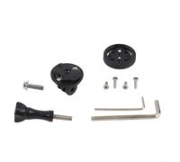 Adattatore di montaggio per computer da bici per action camera compatibile con Garmin Edge Hardware di montaggio per applicazioni in bicicletta (un kit)