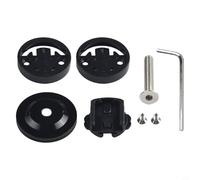 Adattatore di montaggio per computer da bici per Garmin Edge con compatibilità per Bryton, Cat Eye, viGPSPORT, per tubi forcella anteriore da 28 6 mm (nero)