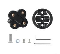 Adattatore di montaggio per fotocamera da bici per computer Garmin, convertitore supporto per videocamera sportiva in addominali, leggero, 21 g, kit di staffe per GPS da ciclismo, nero (C)