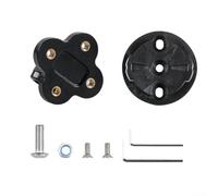 Adattatore di montaggio per fotocamera da ciclismo compatibile con computer Garmin, trasforma il supporto GPS della bici in base per action cam, ABS (A)