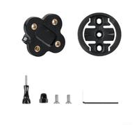 Adattatore di montaggio per videocamera da bici per computer da bicicletta Garmin, staffa di supporto per videocamera sportiva in ABS, leggero 21 g, prolunga per bici da strada, mountain bike