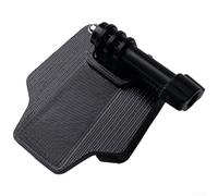 Adattatore di montaggio realizzato in resina per action camera e luci per bici, ottimizzato per la geometria e l'uso del telaio della bici BROMPTON (nero)