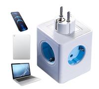Adattatore di presa elettrica - Adattatore di caricatore, adattatore USB con protezione contro i sovraccarichi, presa portatile per il viaggio del computer portatile