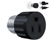 Adattatore di presa per lampadine - Convertitore di lampadina a collegamento rapido | Adattatore per presa lampadina | Per cucina soggiorno camera da bagno armadio caffè