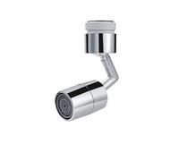 Adattatore di prolunga for lavabo con rubinetto universale da 720 gradi, aeratore, antispruzzo, rotante, risparmio idrico, plastica ABS(720 Degree Tap 2PC)