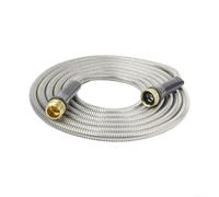 Adattatore di prolunga per tubo da giardino in acciaio inox, compatibile con vari avvolgitubo, per una distribuzione e un design fluidi dell'acqua (0,3 m)