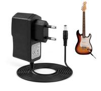 Adattatore di rete 9 V DC per pedale della chitarra, alimentatore di rete 9 | Per Boss PSA-120S, pedale per effetti, tastiera Casio, Roland ME-80/GT-1/Zoom AD, altri dispositivi elettrici con 9 V e 1 A
