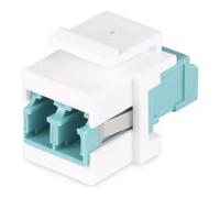 StarTech.com LC to LC Coupler, LC Fiber Coupler, LC/UPC Duplex Keystone Jack, Fi