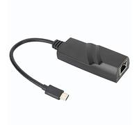 Adattatore di rete da USB 3.1 a Gigabit Ethernet, cavo adattatore Gigabit Ethernet di tipo C, convertitore adattatore LAN di rete Gigabit 10 Gbps per notebook BOOK, telefoni cellulari, tablet