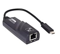 Adattatore di rete Ethernet, adattatore da USB a RJ45 Lan cablato per Ultrabook, Chromebook, Laptop, Desktop, Plug and Play Type-c a 100 Mbps, compatibile con MacBook Steam Deck, Switch, Windows