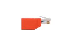 Adattatore di Rete Ethernet Cat6 StarTech.com Rettangolare a Incrociato UTP RJ45 Rosso