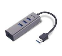 I-TEC CAVO USB 3.0 METAL HUB 3 PORT+GIGABIT ETHERNET ADAPTER Quantita min. 1