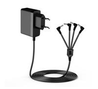 Adattatore di rete illuminato da 4,5 V, compatibile con Lemax, decorazione natalizia Village Hedges con 3 possibilità di collegamento, accessorio per il mondo natalizio