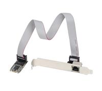 Adattatore di rete M.2 2242 B+M Key a RJ45 Gigabit Ethernet, chip Intel I210, scheda LAN PCIe 10/100/1000Mbps, scheda NIC a porta singola per PC desktop Server PC sottile Mini-ITX Computer industriale