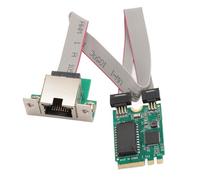 Adattatore di Rete Mini PCIE Gigabit, Scheda Ethernet RTL8111F Rete Adattiva Full Half Duplex con velocità 10/100/1000 Mbps, per Desktop, Workstation, Server
