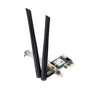 Adattatore di rete - pci-e, ax5400, WiFi 6 Tri-Banda, Bluetooth 5.2, 2 antenne esterne, ideale per migliorare la connessione wireless.