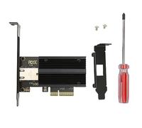Adattatore di rete PCIE 10G a porta singola AQC113C Multi Funzione Ethernet Adattatore di rete convergetto 802 1Q VLAN Tagging e Support Server