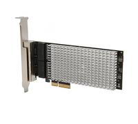 Adattatore di Rete Pcie Quad Port 2.5G Base T, Velocità di Trasmissione 10/100/1000M/2.5Gbps, Compatibile con Più Sistemi Operativi per Chassis/Server di Computer Piccoli/Sottili