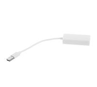 Adattatore di Rete USB 2.0 Rj45 Bianco 10/100/1000mbps | Plug-and-play senza Driver, Connettore per Ethernet Cablata, Formato Compatto per Collegamento Stabile