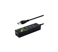 Adattatore di rete USB 3.0 a RJ45, hub IDATA USB-ETGIGA-3U2